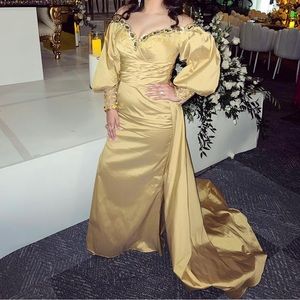 Gold dress